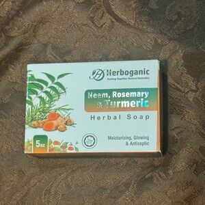 Herboganic: Neem, Rosemary & Turmeric Herbal Soap, 5 oz Bundle & Save 4/$30